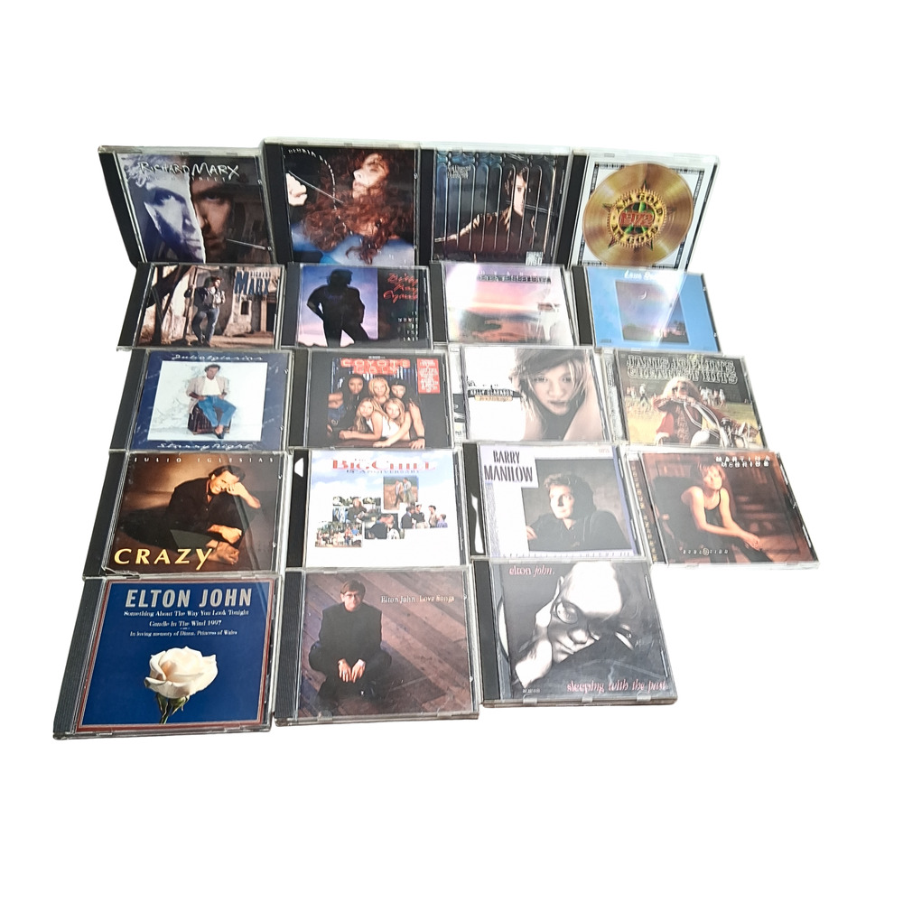 Lot Of 19 Assorted CD's Mixed Music Lot-Elton John-Richard Marx-Manilow-Joplin